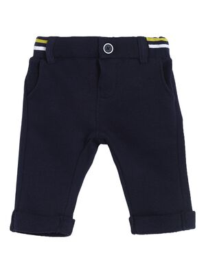Boys Medium Blue Long Woven Trouser
